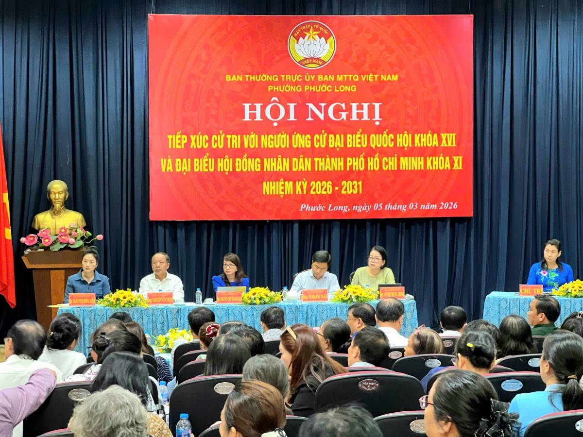 Ứng cử đại biểu Quốc hội khóa XVI và đại biểu Hội đồng nhân dân Thành phố khóa XI, nhiệm kỳ 2026 – 2031 tại phường Linh Xuân, TP. Hồ Chí Minh