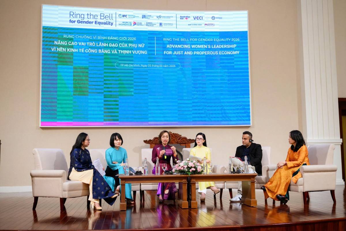 Rung chuông vì Bình đẳng giới 2026: Thúc đẩy vai trò lãnh đạo của phụ nữ