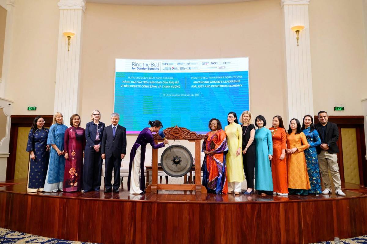 Rung chuông vì Bình đẳng giới 2026: Thúc đẩy vai trò lãnh đạo của phụ nữ