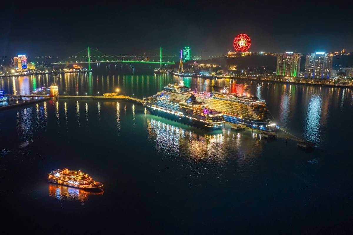 Cảng tàu quốc tế Ha Long – một trong những điểm nhấn về hạ tầng giúp gia tăng kết nối giữa Bãi Cháy với quốc tế. Ảnh: Ánh Dương.