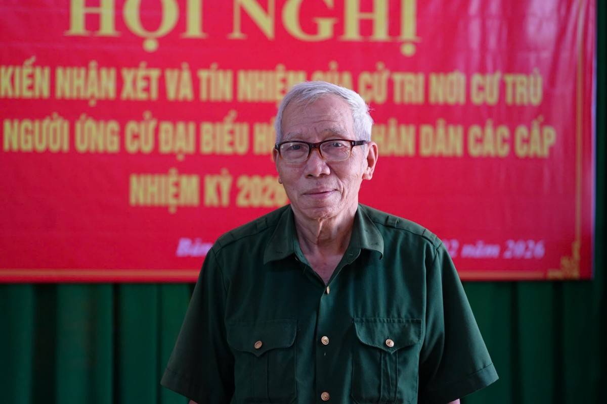 Ông Phạm Thế Xường, người có uy tín bản Chung Sơn, xã Sơn Thủy