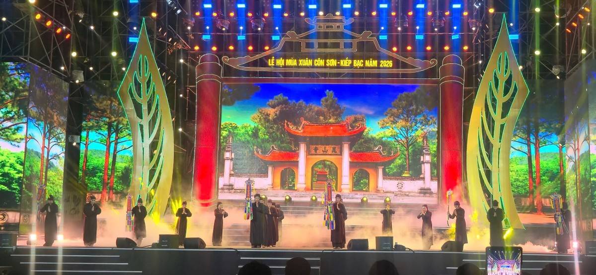 Khai hội Xuân Côn Sơn - Kiếp Bạc 2026: Đánh thức hào khí Đông A trên vùng đất Di sản thế giới
