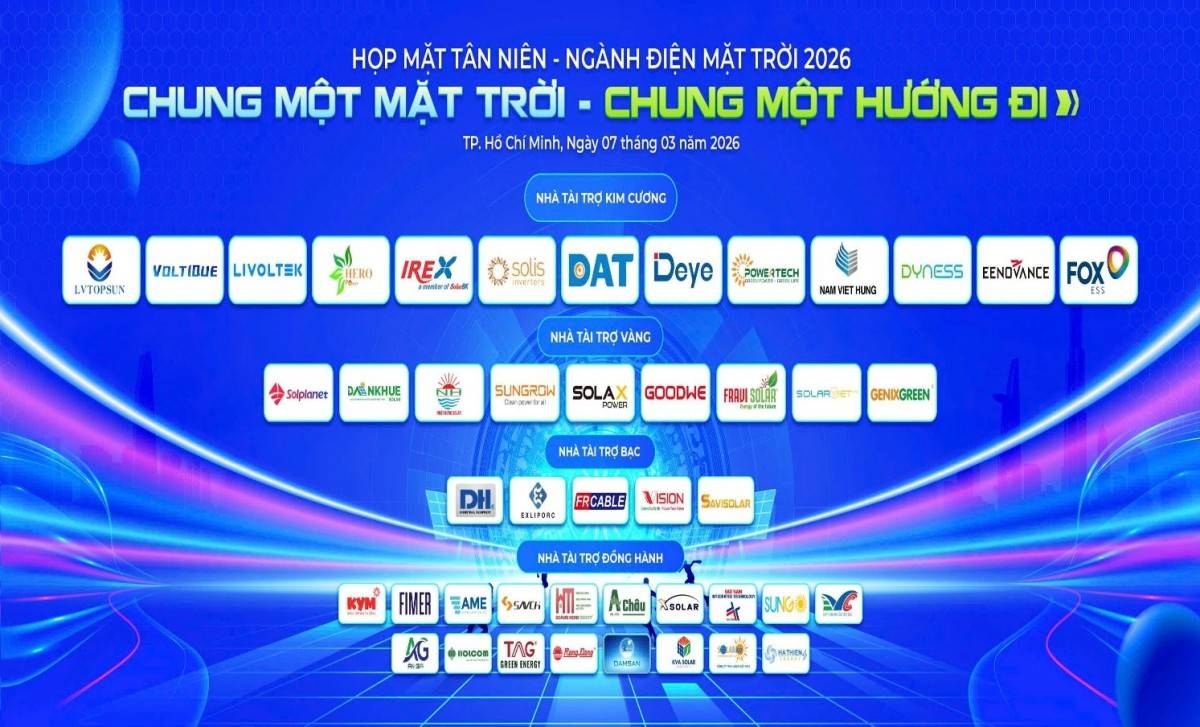Cộng đồngh Solar toàn quốc 2026 - với tâm điểm Chung một mặt trời - Chung một hướng đi