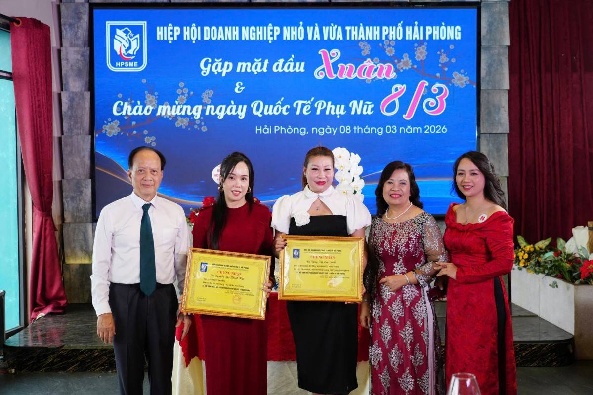 Hiệp hội Doanh nghiệp Nhỏ và Vừa Hải Phòng tôn vinh nữ doanh nhân tiêu biểu, lan tỏa khát vọng phát triển