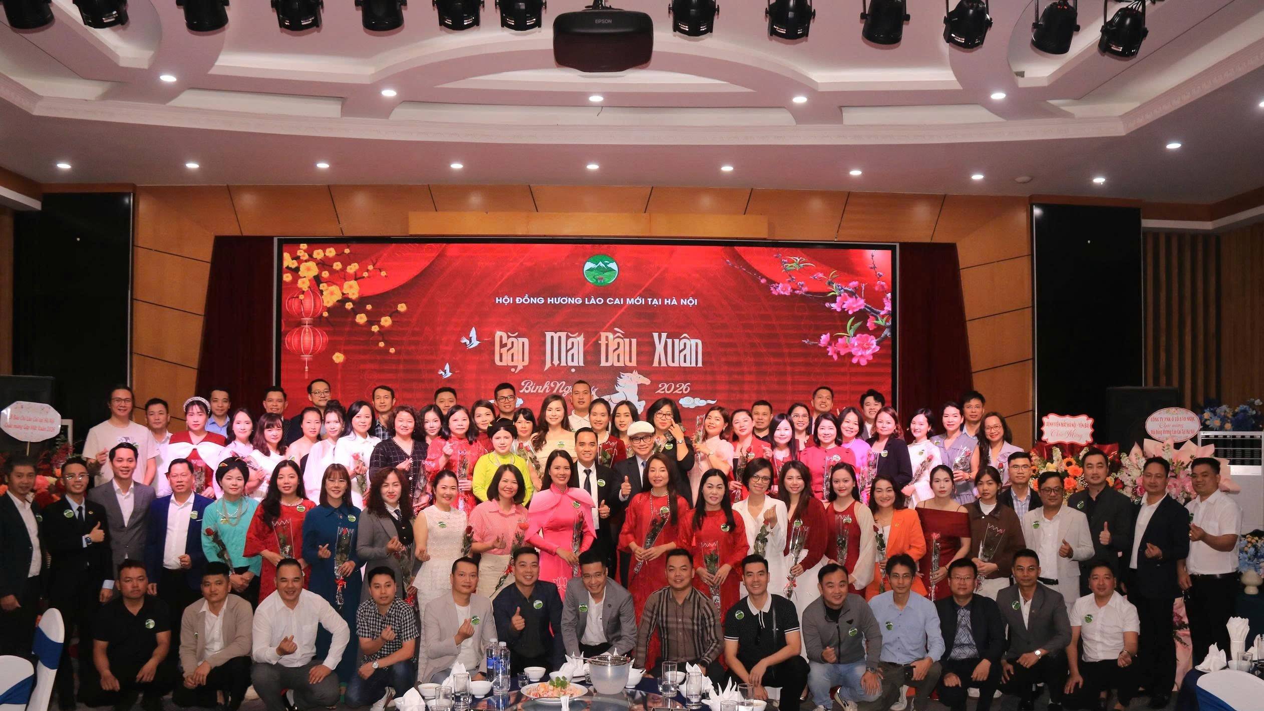 Hội đồng hương Lào Cai tại Hà Nội gặp mặt đầu xuân, kết nối sức mạnh cộng đồng