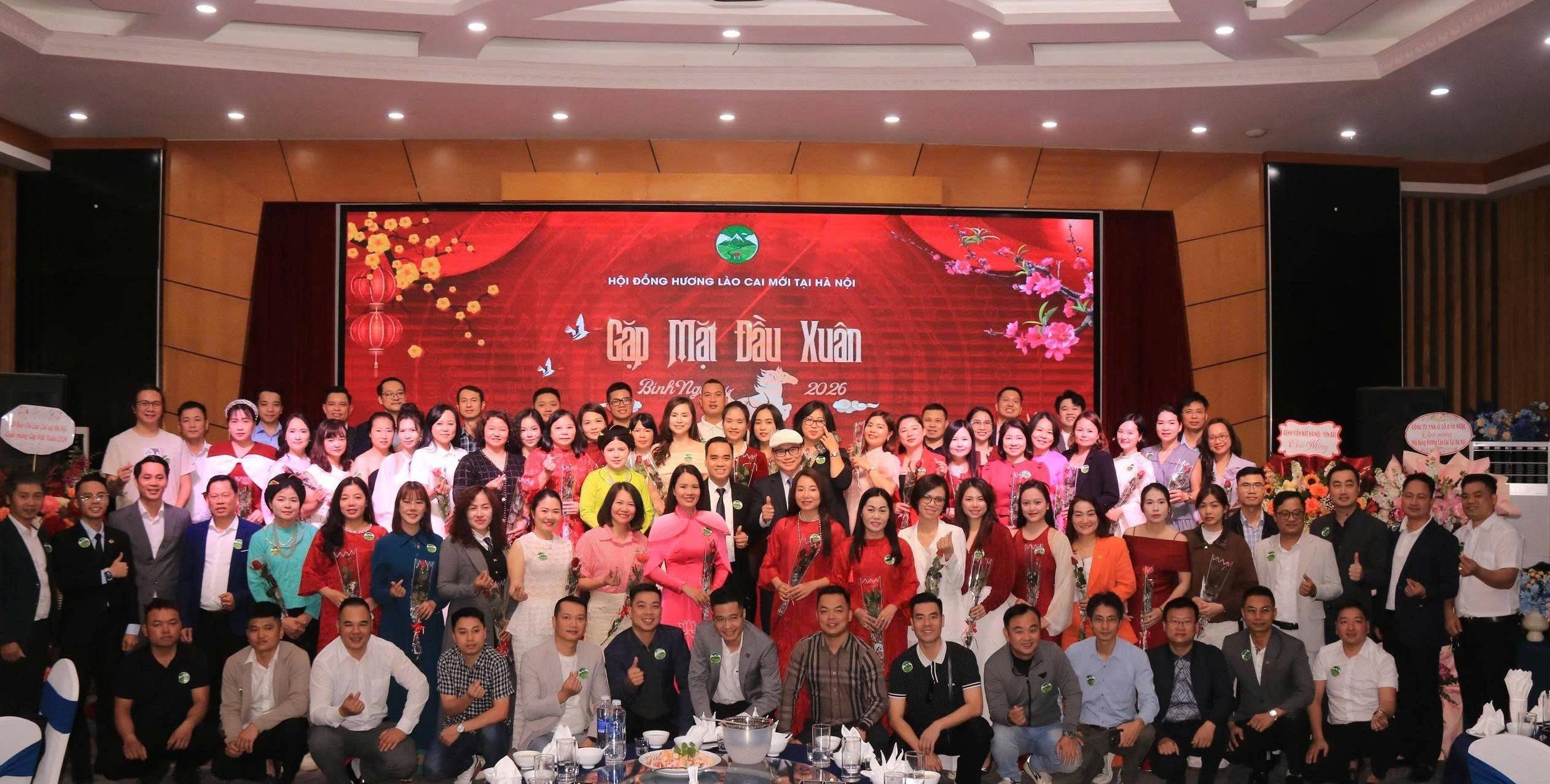 Hội đồng hương Lào Cai tại Hà Nội gặp mặt đầu xuân, kết nối sức mạnh cộng đồng