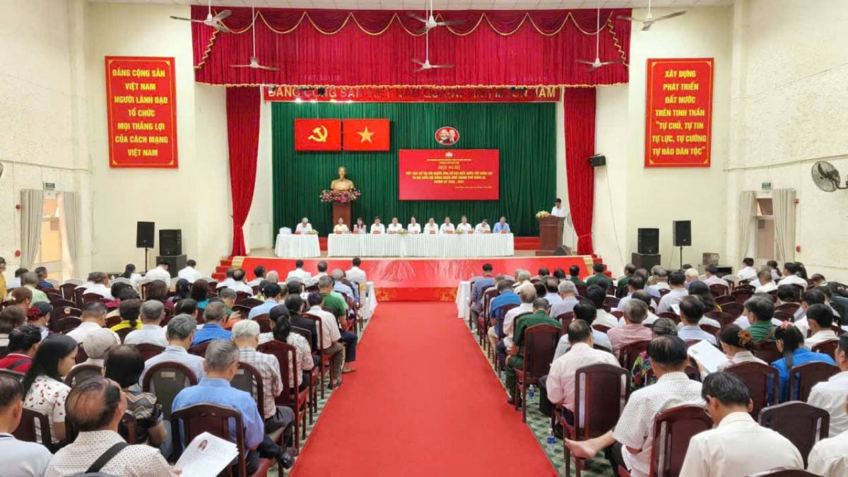 Hội nghị tiếp xúc cử tri đơn vị bầu cử số 11 diễn ra sáng ngày 09/3/2026 tại phường Tăng Nhơn Phú, TP. Hồ Chí Minh