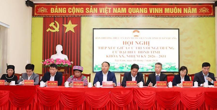 Cử tri Việt Lâm gửi gắm niềm tin, kỳ vọng vào đại biểu HĐND tỉnh Tuyên Quang khóa mới