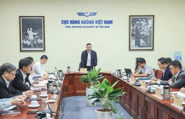 Cục Hàng không Việt Nam họp gấp trước tình hình giá xăng dầu tăng cao. Ảnh: Cục Hàng không Việt Nam