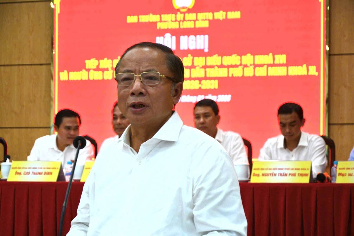 Cử tri phường Long Bình (TP.HCM): Đặt nhiều kỳ vọng vào các ứng cử viên đại biểu Quốc hội