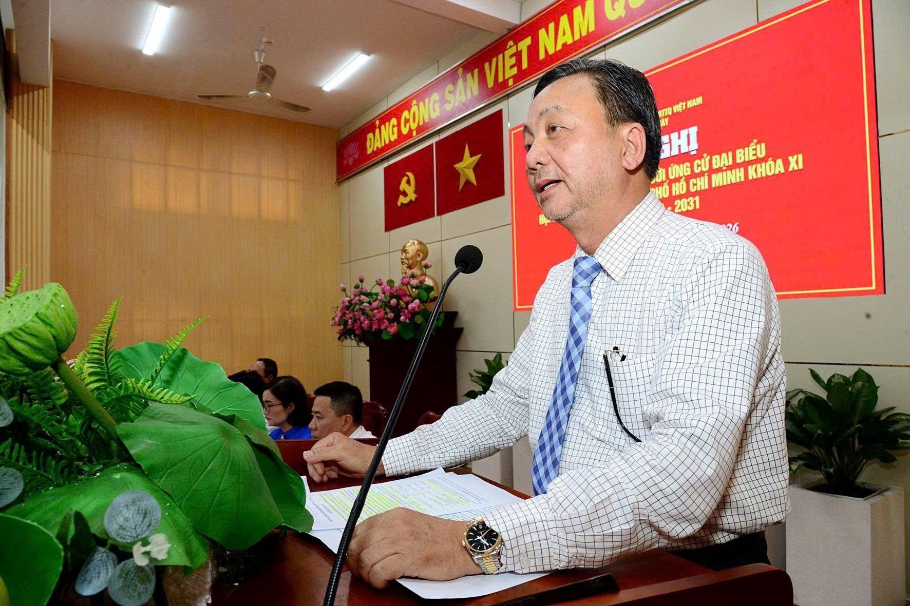 Ông Phạm Văn Triêm, Chủ tịch Hiệp hội Doanh nghiệp nhỏ và vừa TP. Hồ Chí Minh, Chủ tịch HĐQT kiêm Tổng Giám đốc Công ty CP Đầu tư Xây dựng Tân Phước Thịnh