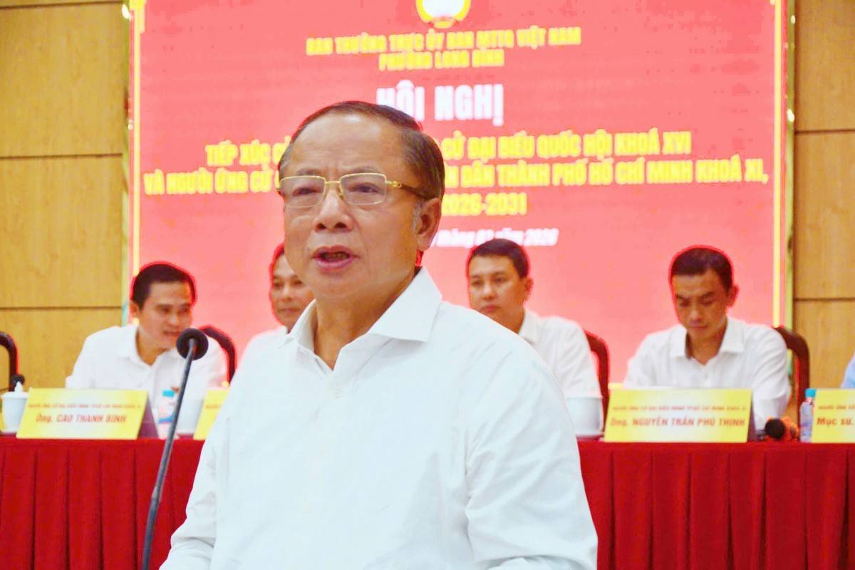 Cử tri phường Long Bình (TP.HCM): Đặt nhiều kỳ vọng vào các ứng cử viên đại biểu Quốc hội