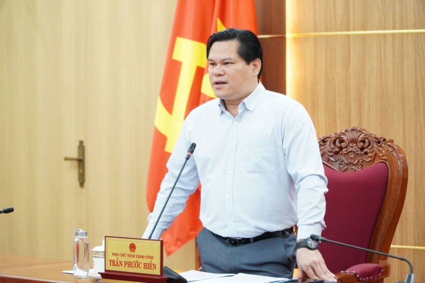 Phó Chủ tịch UBND tỉnh Trần Phước Hiền phát biểu chỉ đạo