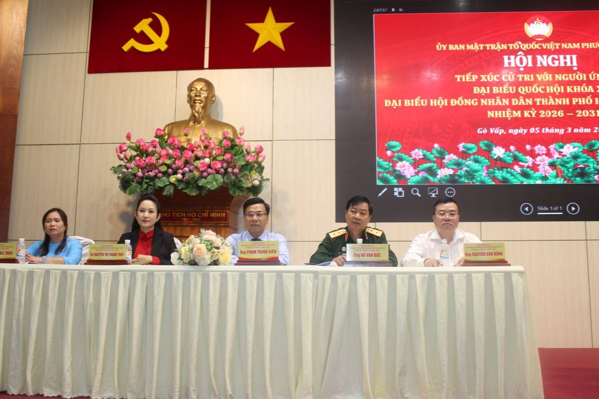 Phường Gò Vấp: Cử tri tại điểm bầu cử số 28 mong muốn thông qua các đại biểu tiếng nói của người dân được tiếp nhận và xử lý