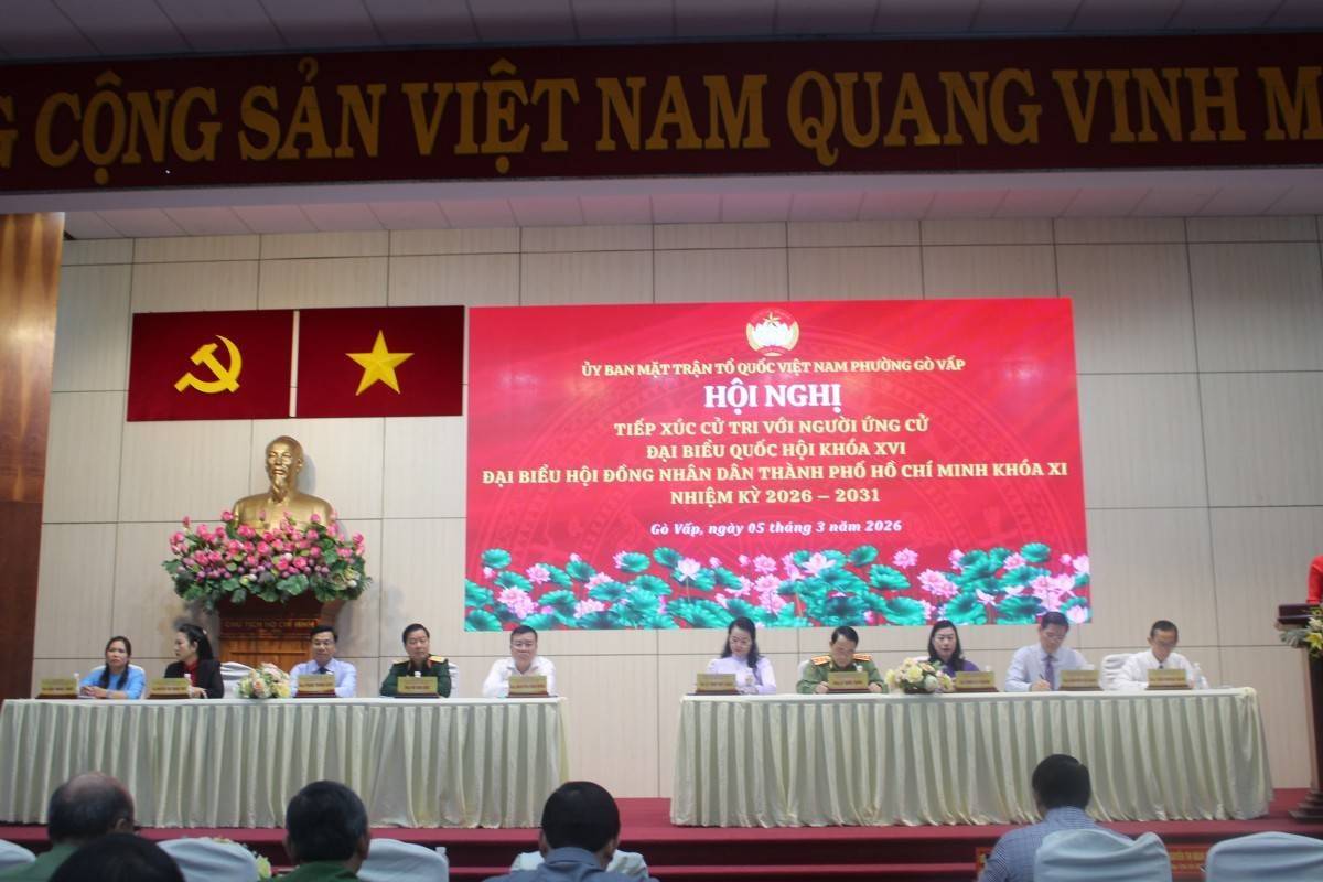 Phường Gò Vấp: Cử tri tại điểm bầu cử số 28 mong muốn thông qua các đại biểu tiếng nói của người dân được tiếp nhận và xử lý