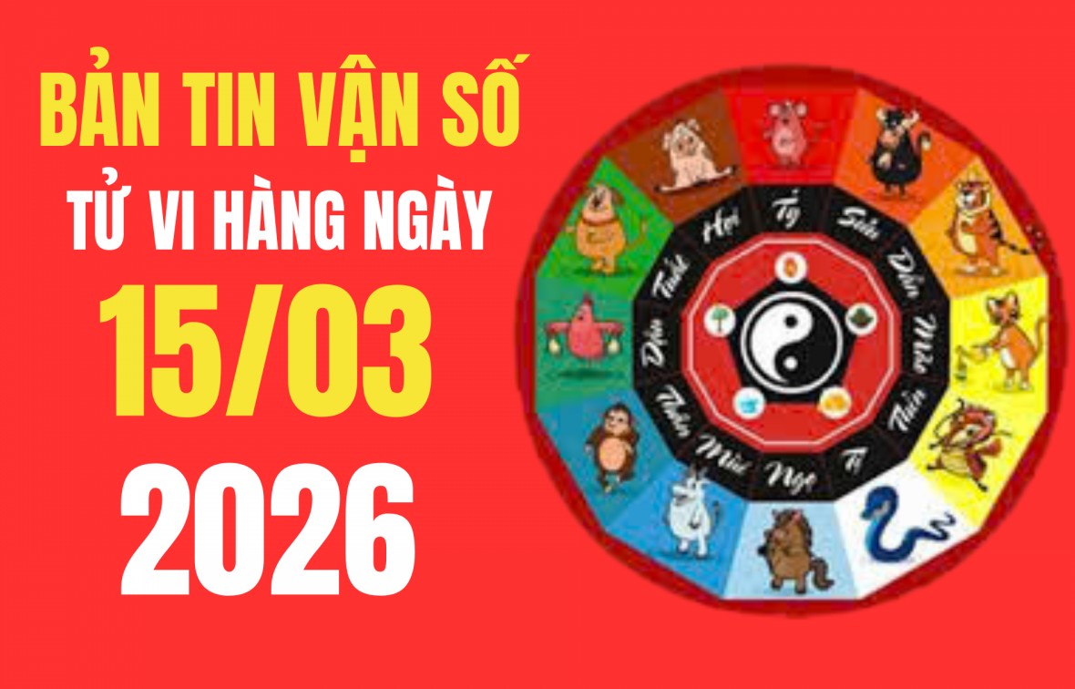 Tử vi - Vận số ngày 15/3/2026: Gợi ý thực đơn tăng năng lượng theo ngũ hành Phích Lịch Hỏa