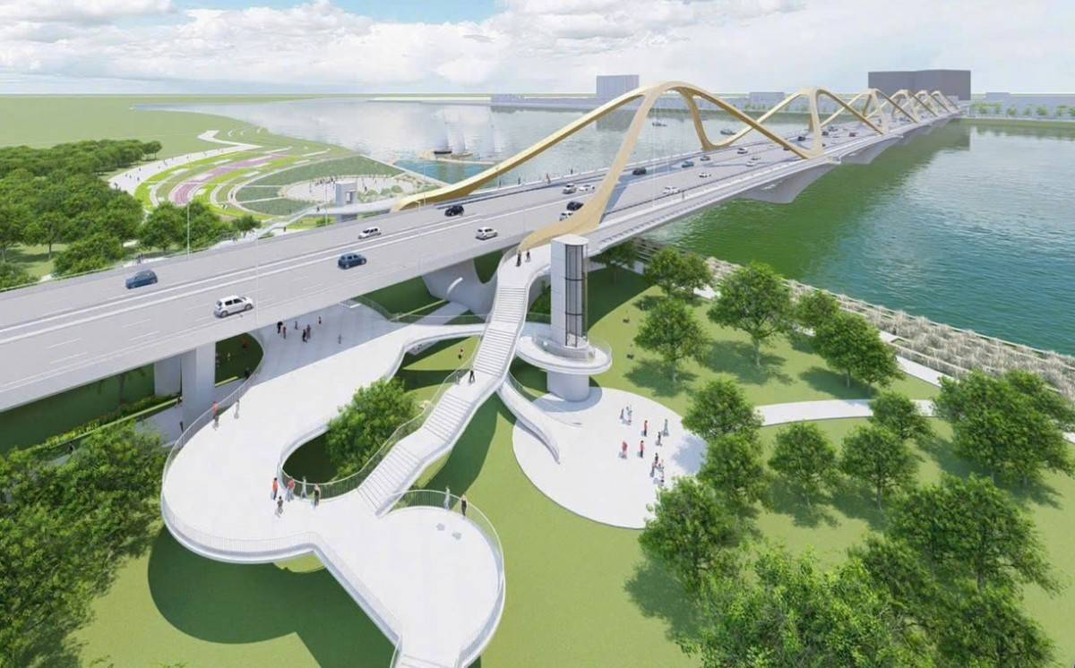 Cầu Trần Hưng Đạo là 1 trong 7 công trình biểu tượng mới của Hà Nội sắp về đích