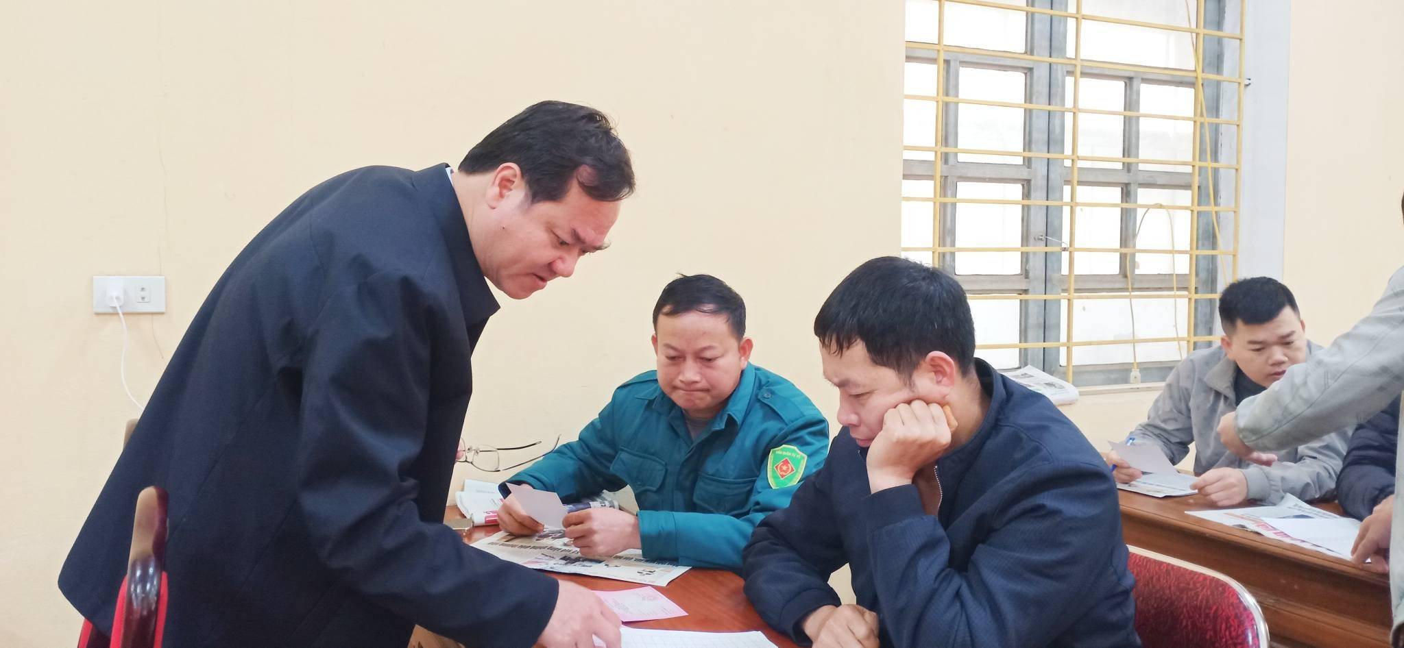 ông Đỗ Cao Quyền – Chủ tịch UBND xã