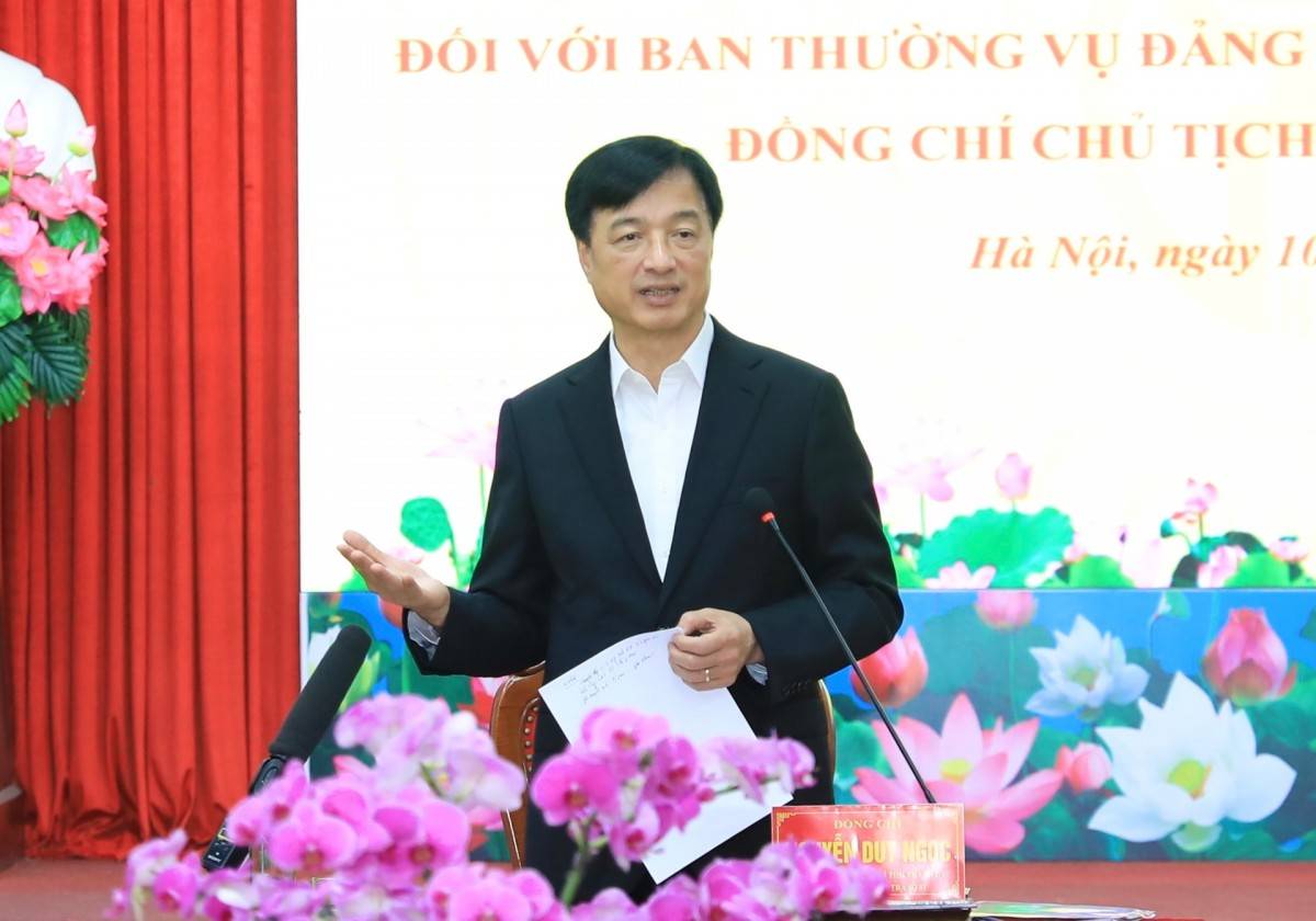 Bí thư Hà Nội Nguyễn Duy Ngọc yêu cầu bảo đảm quyền bầu cử và phát triển Thường Tín