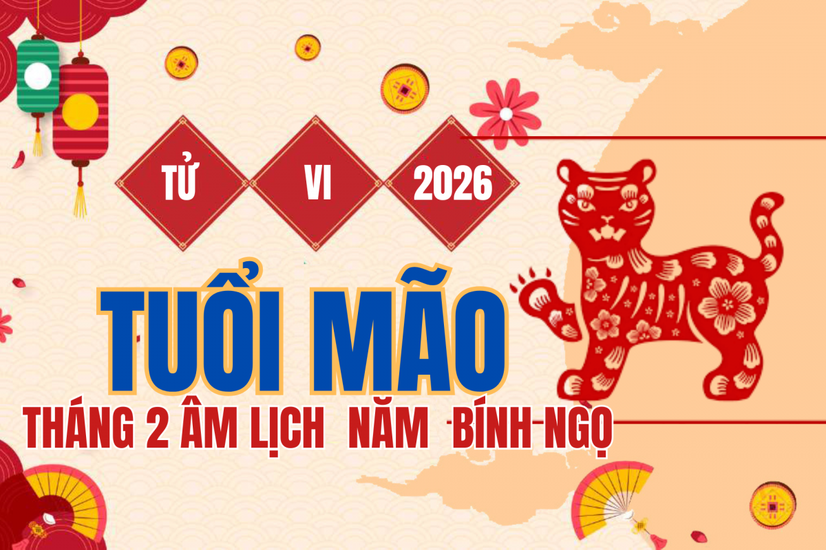 Tử vi tuổi Mão tháng 2 (âm lịch) năm Bính Ngọ - 2026: Thái Tuế gây áp lực công việc