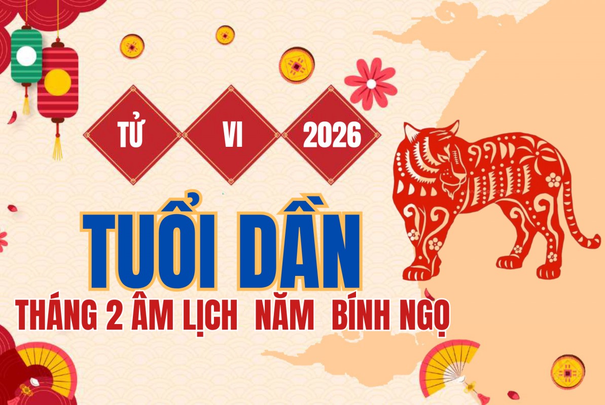 Tử vi tuổi Dần tháng 2 (âm lịch) năm Bính Ngọ - 2026: Công việc lận đận, tài chính hao hụt