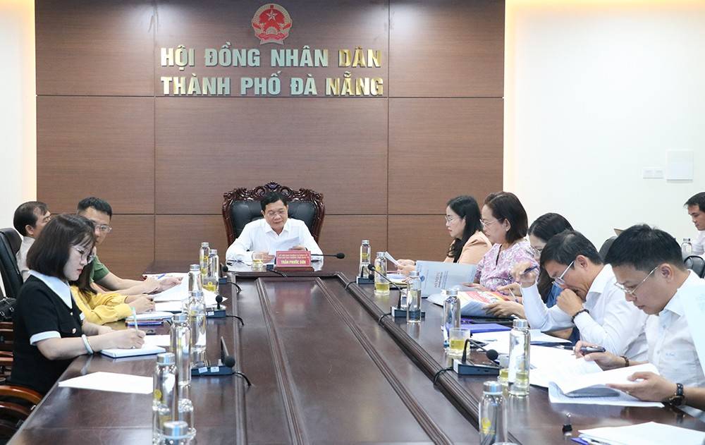 Phó Chủ tịch Thường trực HĐND thành phố Trần Phước Sơn chủ trì phiên họp thứ 3 về công tác bầu cử đại biểu Quốc hội tại đơn vị bầu cử số 1