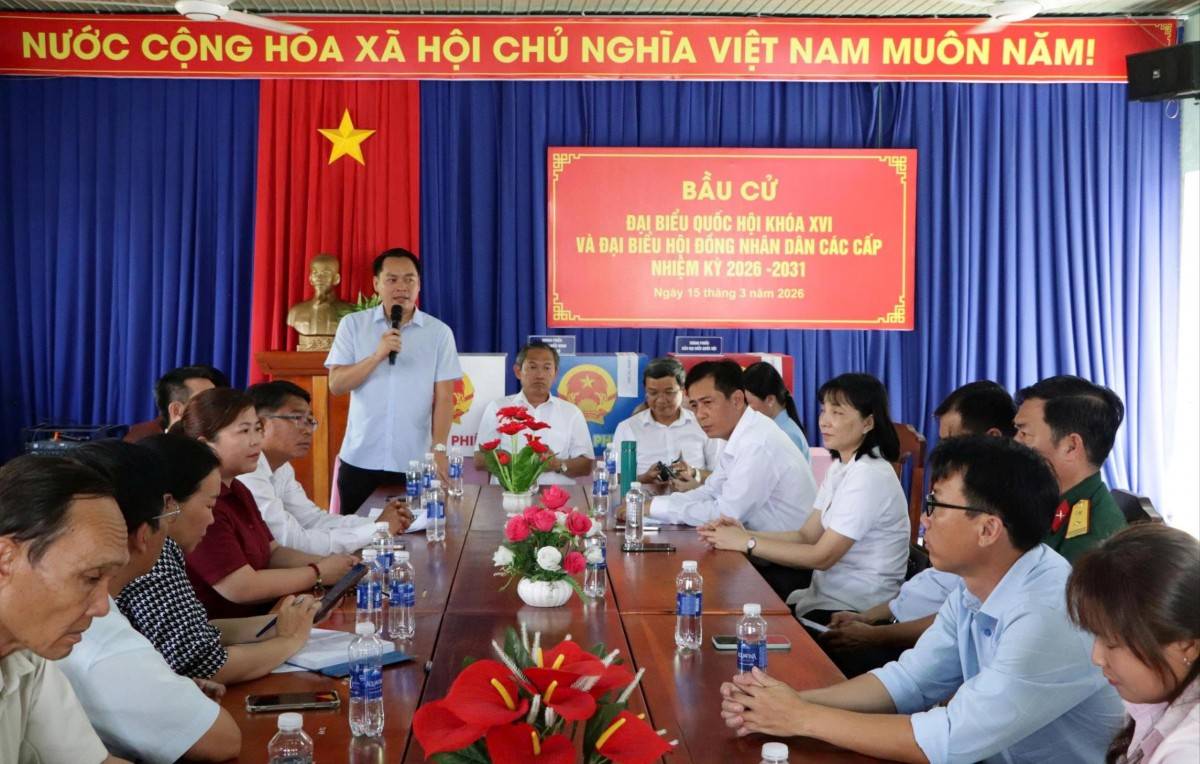 TP. Hồ Chí Minh: Phường Phú An vận hành thử nghiệm quy trình bầu cử