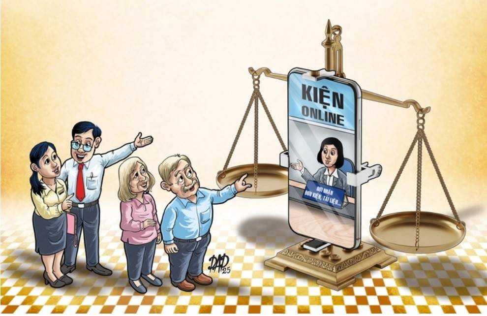 Nghị quyết số 01/2026 quy định 8 thủ tục tố tụng, thủ tục hành chính tư pháp được thực hiện trên môi trường số, trong đó có việc nộp đơn khởi kiện, đơn yêu cầu, đơn kháng cáo, đơn đề nghị, kiến nghị, đơn khiếu nại, tố cáo (Ảnh minh hoạ).