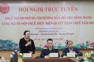 Thuế TP Hà Nội đối thoại trực tuyến, hỗ trợ doanh nghiệp bước vào cao điểm quyết toán