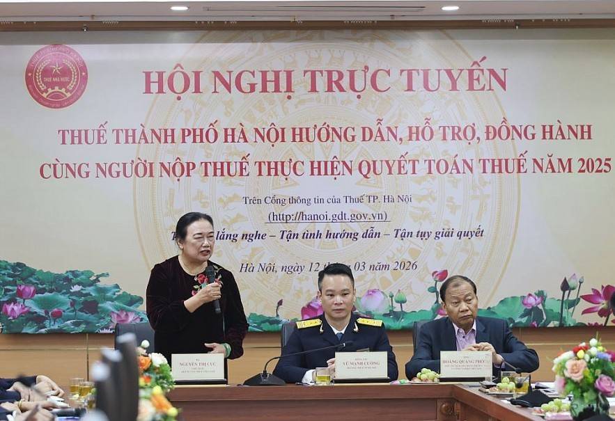 Thuế TP Hà Nội đối thoại trực tuyến, hỗ trợ doanh nghiệp bước vào cao điểm quyết toán
