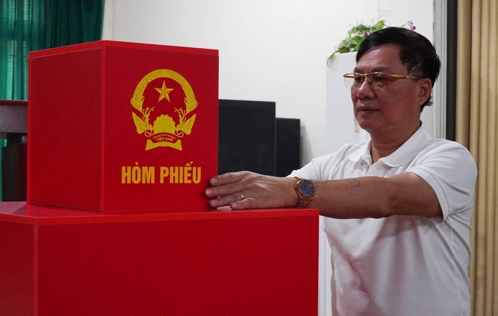 ông Bùi Văn Trường - Phó Bí thư, Tổ trưởng Tổ dân phố số 7 (phường Từ Liêm)