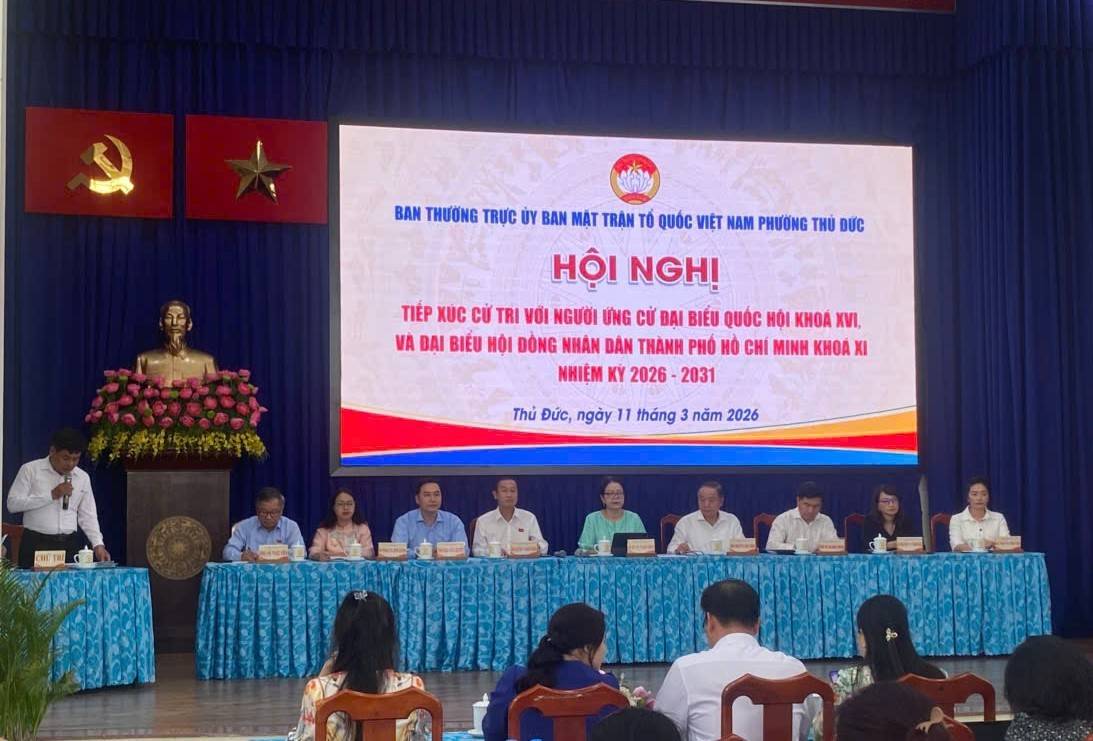 Ứng cử viên Đại biểu Quốc hội Nguyễn Văn Thân nói hộ tiếng lòng của hộ kinh doanh và doanh nghiệp nhỏ và vừa phường Thủ Đức