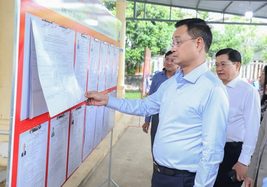 Bí thư Thành ủy Lê Ngọc Quang kiểm tra công tác chuẩn bị bầu cử đại biểu Quốc hội khóa XVI và đại biểu HĐND các cấp nhiệm kỳ 2026 - 2031 
