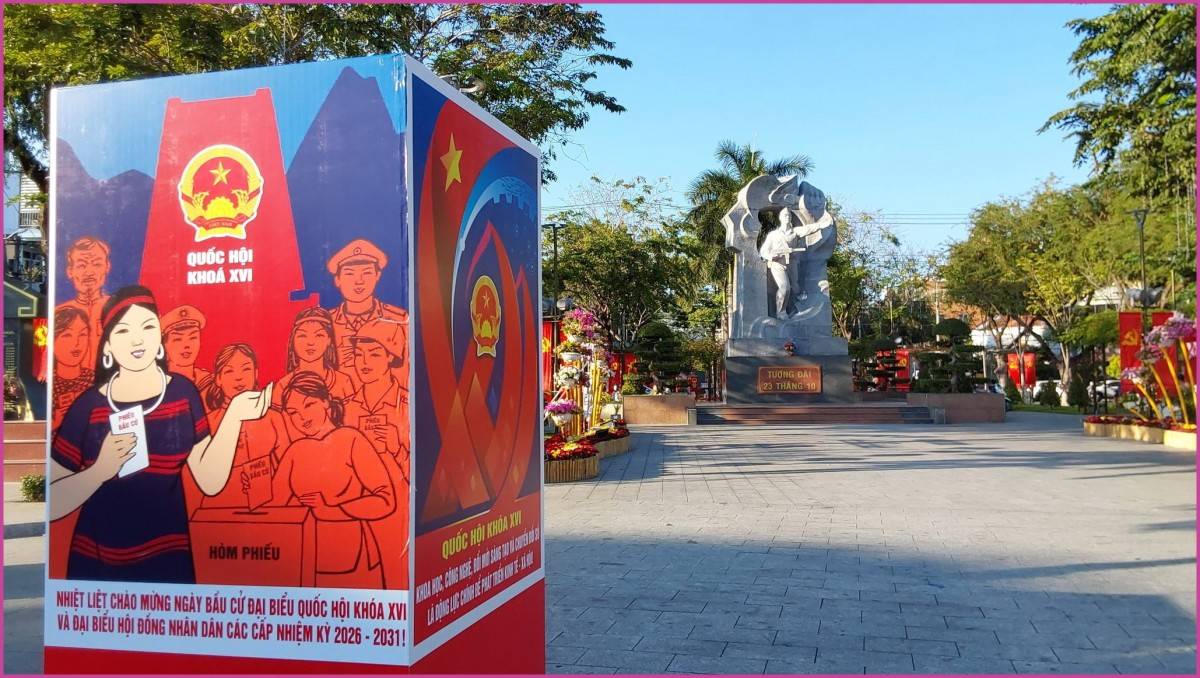 Phường Nam Nha Trang, Cam Ranh tuyên truyền lưu động về bầu cử đại biểu Quốc hội khóa XVI và đại biểu HĐND các cấp