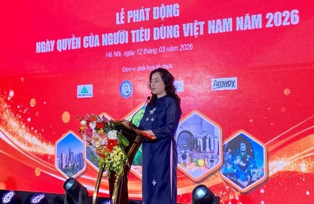 Lãnh đạo Sở Công thương Hà Nội phát biểu khai mạc (Ảnh: Báo Nhân dân).