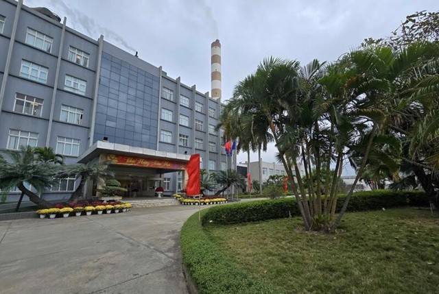 Không gian cây xanh tại nhà máy Nhiệt điện Hải Phòng