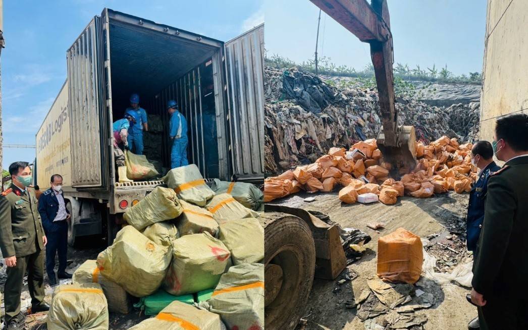 Hà Nội: Thực hiện tiêu hủy hơn 12 tấn thực phẩm đông lạnh trị giá hơn 1 tỷ đồng