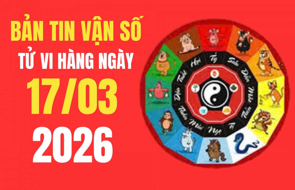Tử vi - Vận số ngày 17/3/2026: 4 con giáp gặp nhiều may mắn, công việc và tài lộc khởi sắc