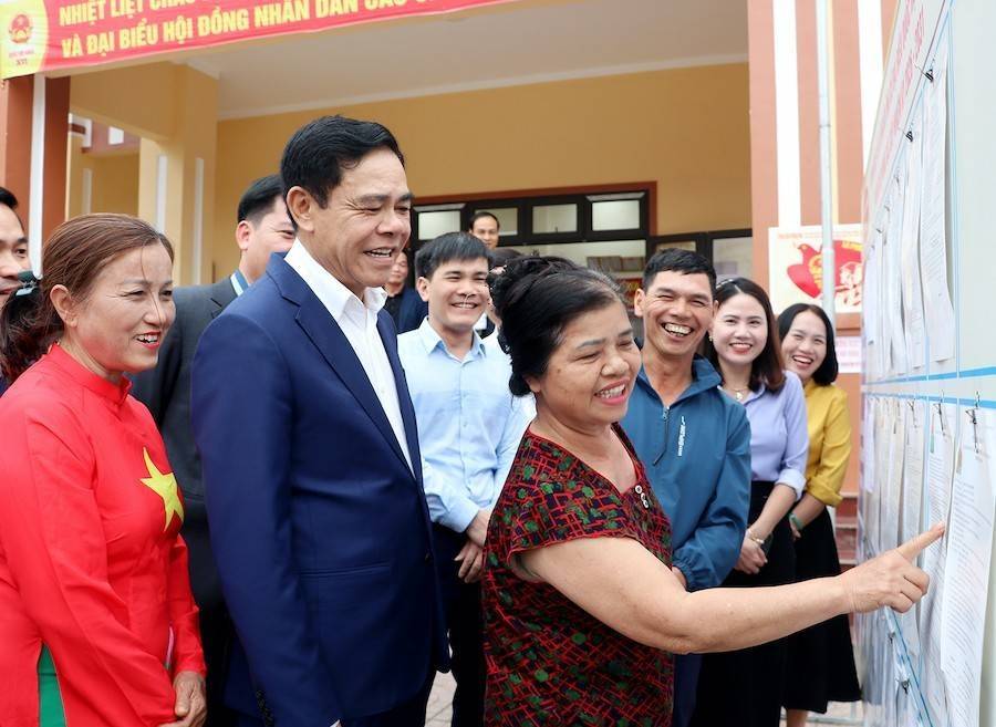 Chủ tịch tỉnh Nghệ An kiểm tra công tác chuẩn bị bầu cử trước thời khắc chào đón “Ngày hội non sông”