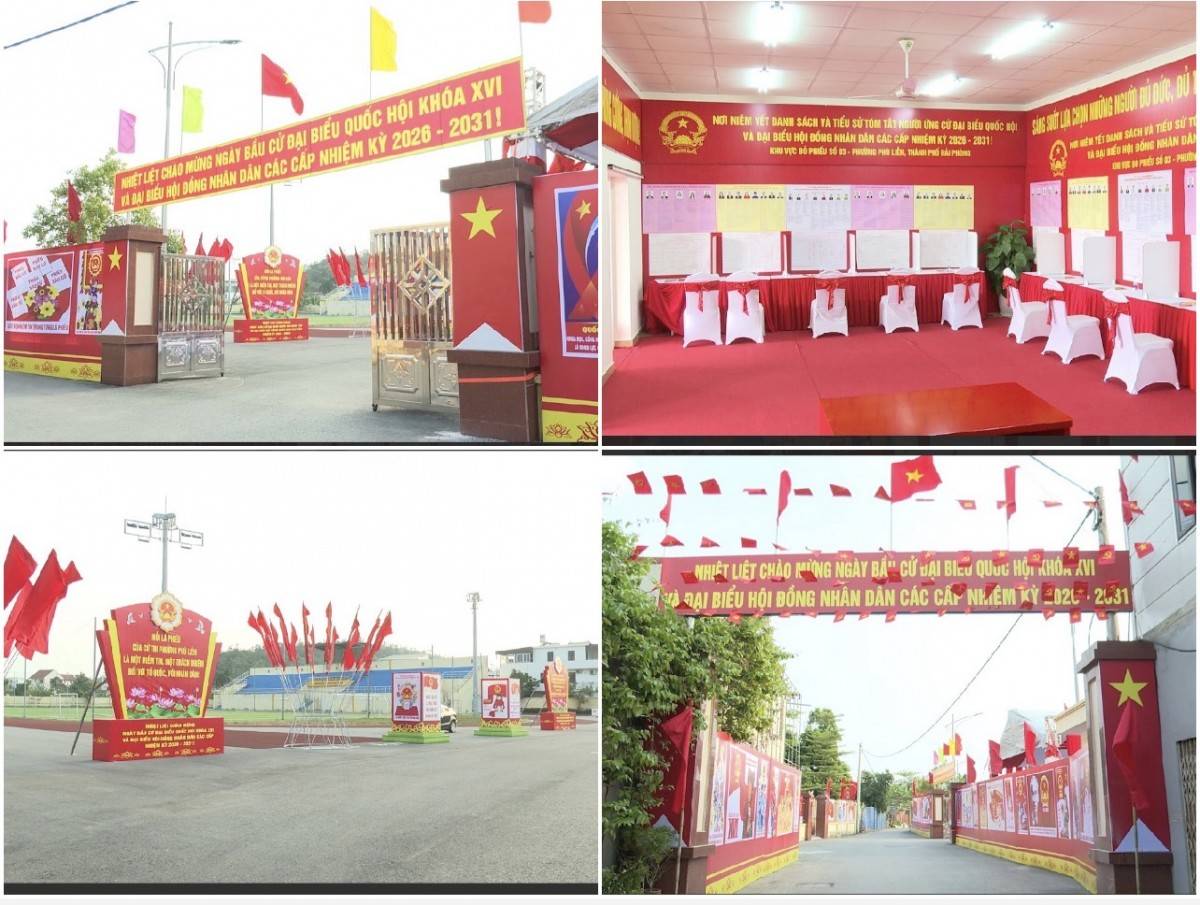 117 xã, phường Hải Phòng hoàn tất 100% công tác chuẩn bị cho Ngày bầu cử