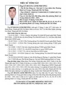 Ứng cử viên HĐND phường Bình Lợi Trung Lê Hoàng Linh Phương: Đề xuất nhiều giải pháp cải cách hành chính và quản lý đô thị