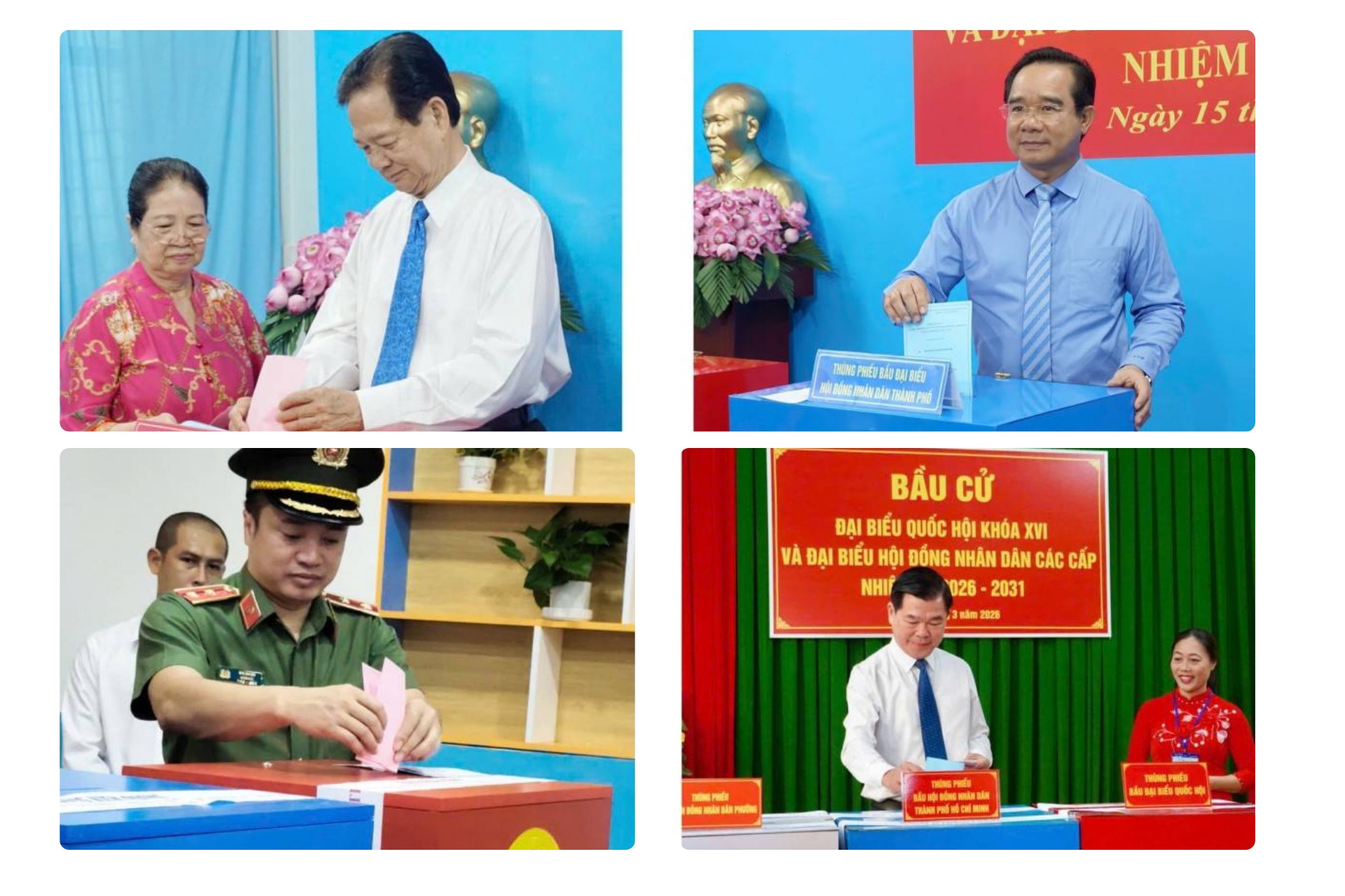 TP.HCM: 5.068 khu vực bỏ phiếu khai mạc bầu cử