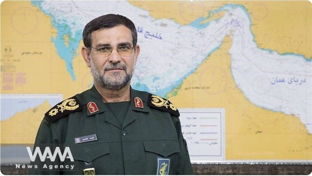Tư lệnh hải quân của IRGC Alireza Tangsiri (Ảnh: WANA).