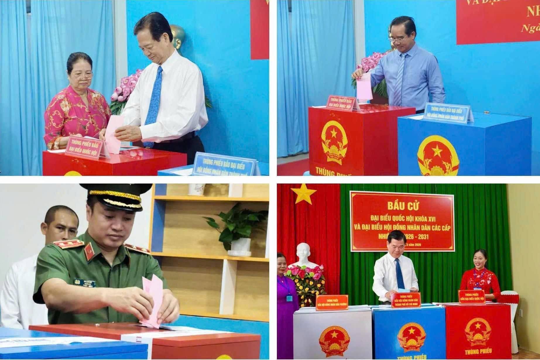 TP.HCM: 5.068 khu vực bỏ phiếu khai mạc bầu cử