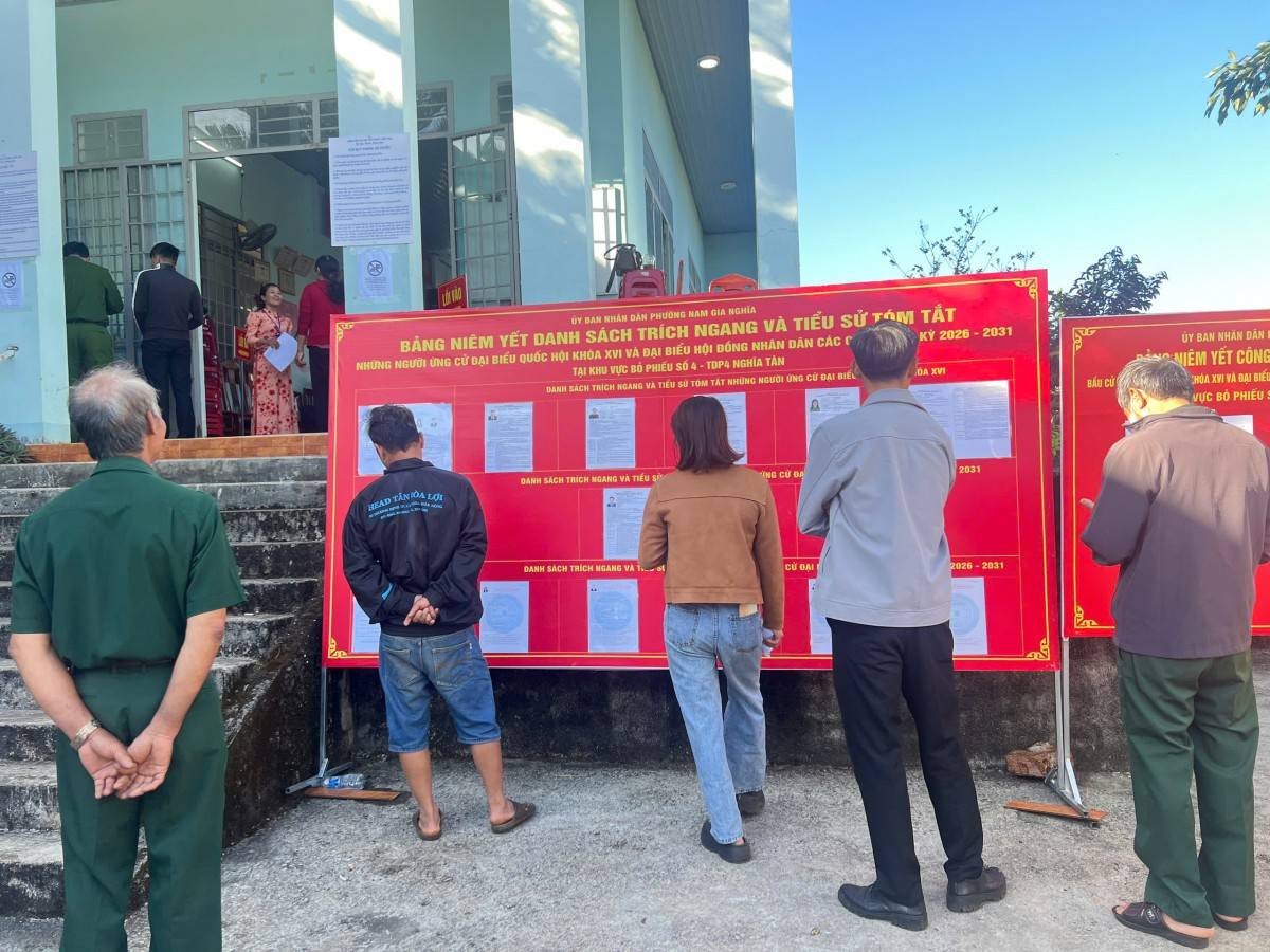 Lâm Đồng: Hơn 2,7 triệu cử tri nô nức thực hiện quyền công dân trong 