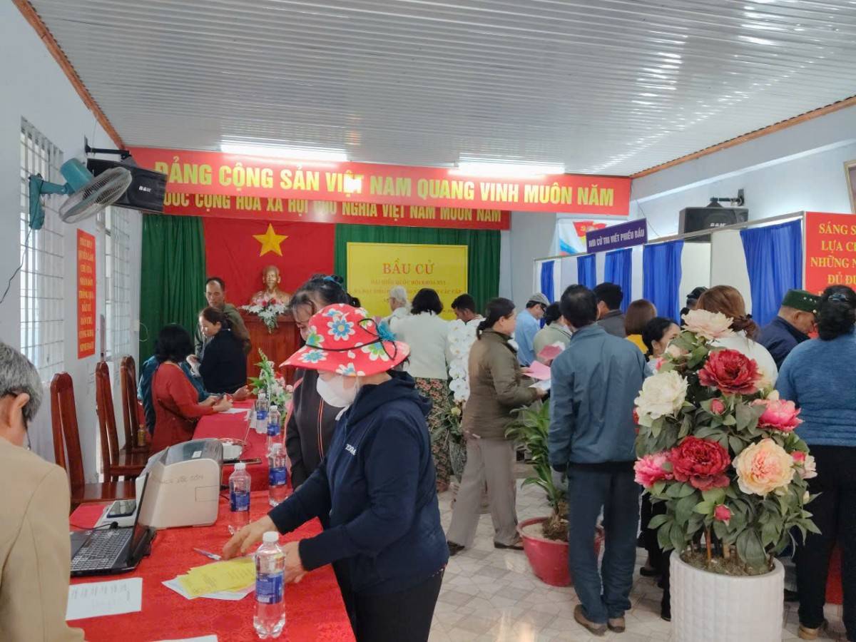 Lâm Đồng: Hơn 2,7 triệu cử tri nô nức thực hiện quyền công dân trong 