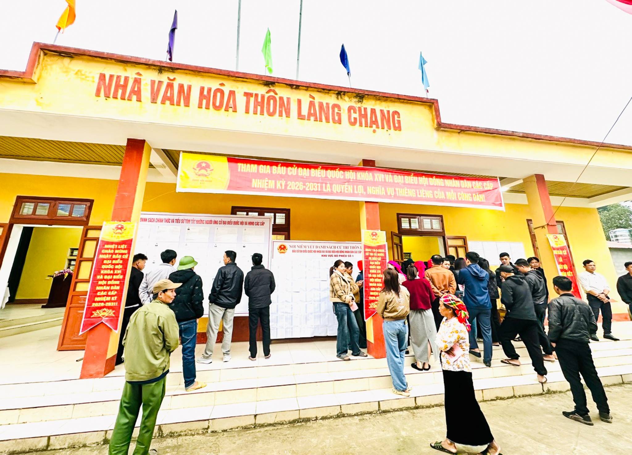 Lào Cai: 10h sáng, xã vùng cao Phong Dụ Thượng đạt 100% cử tri tham gia bầu cử