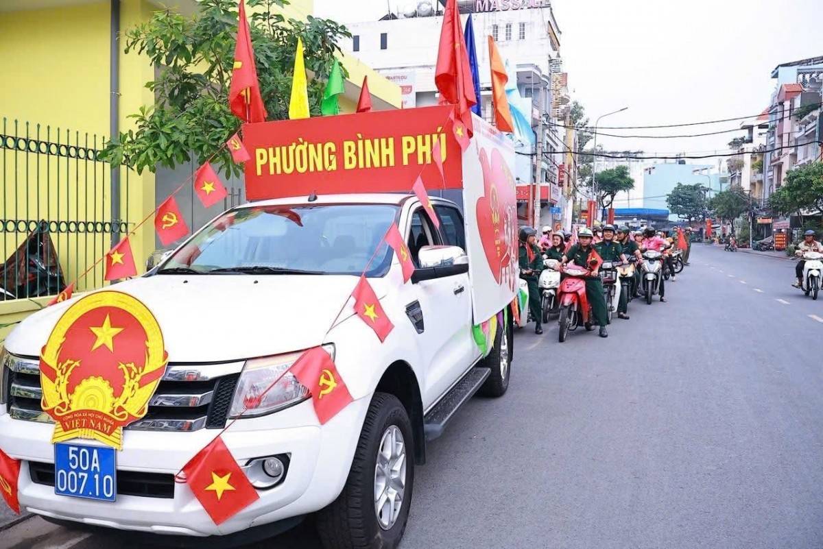 Gần 50% cử tri tại TP.HCM đã tham gia bầu cử sau hơn 4 giờ khai mạc