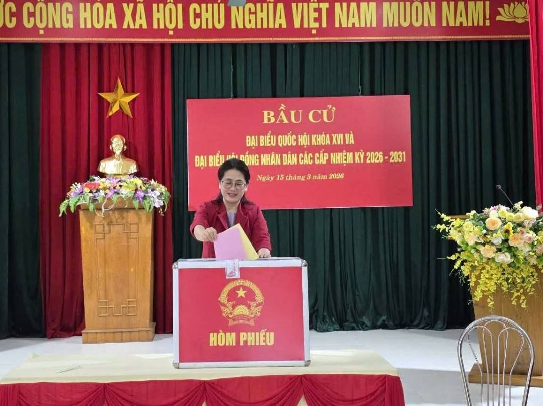 Hà Tĩnh: Gần một triệu cử tri nô nức đi bầu trong ngày hội lớn