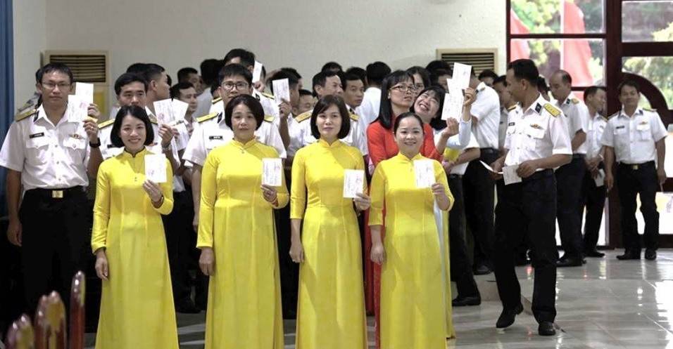 Đặc khu Trường Sa (Khánh Hòa) hòa chung không khí bầu cử cả nước